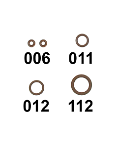 Polyurethane O-Ring, Qty of Five