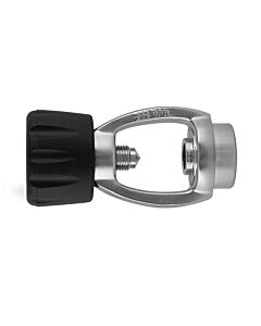 DGX DIN-to-Yoke Spin-on Adapter, Silver