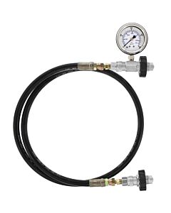 DGX Gas Transfill Hose with Analog Gauge