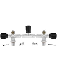 Premium Dual-Outlet Long Neck Manifold with Isolator