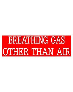 Breathing Gas Other Than Air Decal