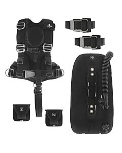 Package Includes Harness (Large Shown), Wing, Tank Straps and Weight Pockets