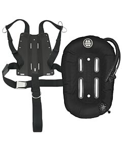 OMS Mono {27 lb | 12 kg}, Aluminum Backplate and Harness w/ 2-Inch Crotch Strap