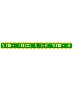 Small Nitrox Tank Wrap Decal