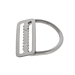 DGX S/S {2 in | 5.1 cm} Rigid Bent D-Ring w/30 degree Angle on Slide