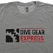 DGX Gears Logo, Grey T-Shirt   