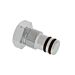 DGX Modular Valve Plug, Notched (Reverse Threads)