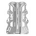 Mares XR Backplate - Stainless