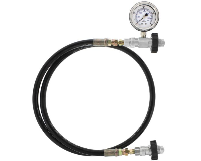 DGX Gas Transfill Hose with Analog Gauge