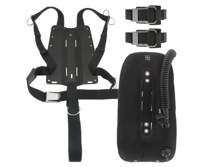 DGX Singles Harness and Wing Package with AL Backplate 