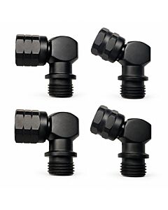 Four Poseidon black angle adapter choices - sold individually