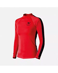 Poseidon Rashguard Top Women's Red