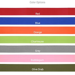 DGX Flat {2 in | 5 cm} Nylon Webbing in Colors, per {1 ft