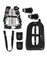 DR 2026 TransPlate Package w/ Light SS Backplate, Travel Wing, 8 lb Travel Weight System, 1.5-in Crotch Strap and DGX Tank Straps