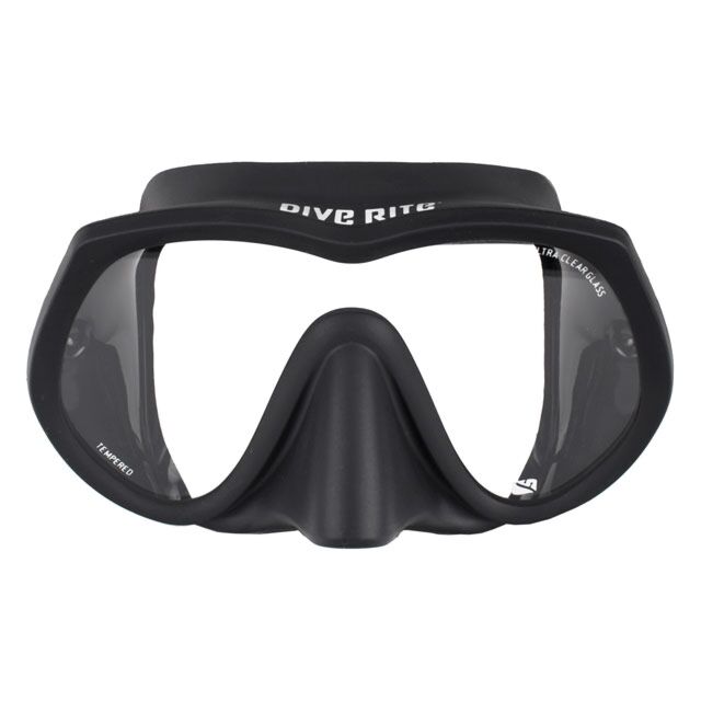 Dive Rite UltraClear Frameless Mask Black 