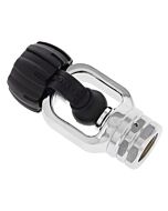 DGX DIN-to-Yoke Spin-on Adapter, Silver