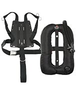 DR Travel XT, Aluminum Backplate and Harness w/ 2-Inch Crotch Strap