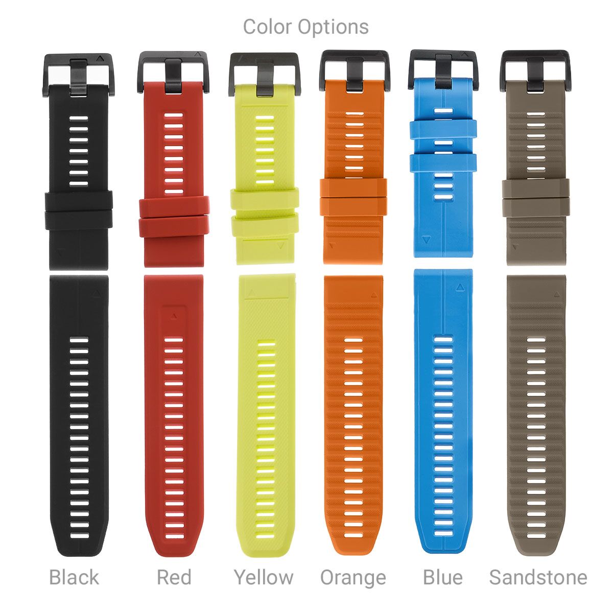 Garmin QuickFit 26 Watch Bands - Silicone | Gear Express®
