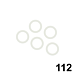 Polyurethane O-Ring, Qty of Five