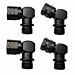 Four Poseidon black angle adapter choices - sold individually