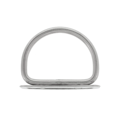 DGX S/S {2 in | 5.1 cm} Rigid D-Ring, Perpendicular on Slide