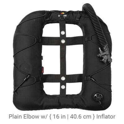 Plain Elbow w/ { 16 in | 40.6 cm } Inflator