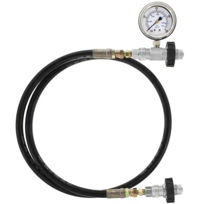 DGX Gas Transfill Hose with Analog Gauge