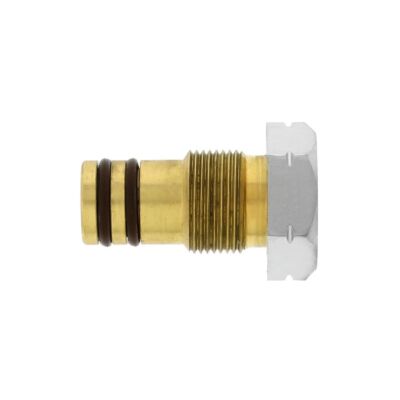 DGX O2 Modular Valve Plug, Notched (Reverse Threads)