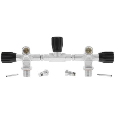 Premium Dual-Outlet Long Neck Manifold with Isolator