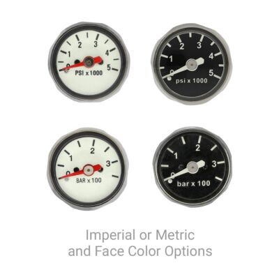 Imperial or Metric and Face Color Options