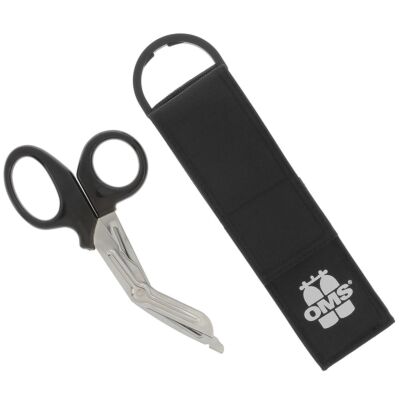 Shears Stowed in Pouch and Velcro Closure