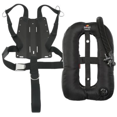 DR Travel XT, Aluminum Backplate and Harness w/ 2-Inch Crotch Strap