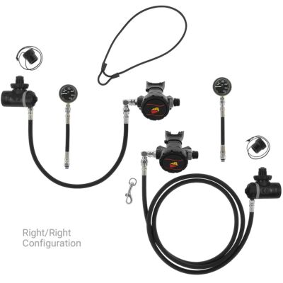 Sample XT1/XT2 Right/Right Configuration Sidemount Package