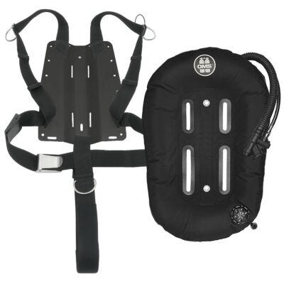 OMS Mono {27 lb | 12 kg}, Aluminum Backplate and Harness w/ 2-Inch Crotch Strap