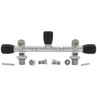 Front View with Included Inserts, Dip Tubes and Valve Plugs
