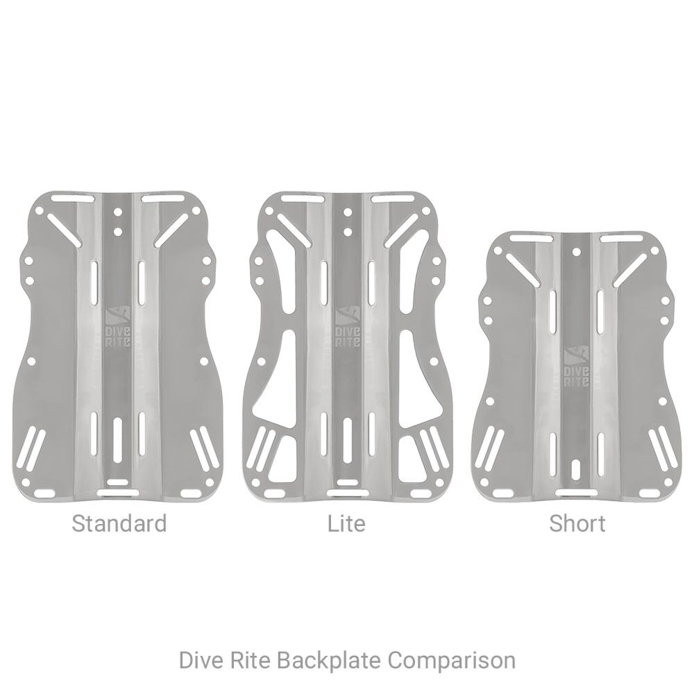 Dive Rite XT Backplate Short Stainless Dive Gear Express®