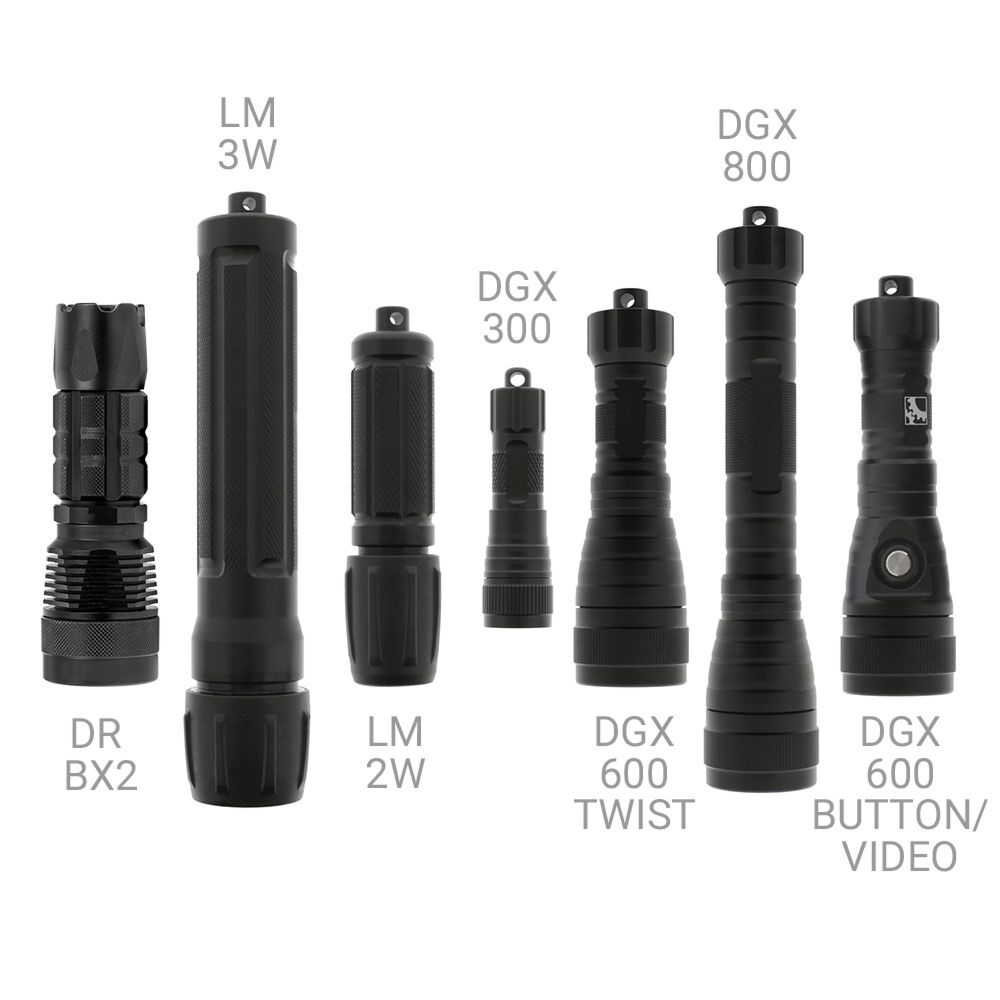 DGX 600 BUTTON Handheld Light Kit | Dive Gear Express® DGX 600 BUTTON Handheld Light Kit | Dive Gear Express®