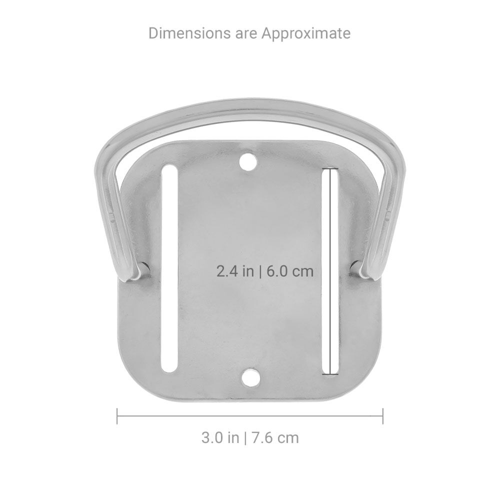 REMOVABLE D RING S.S. 50 MM