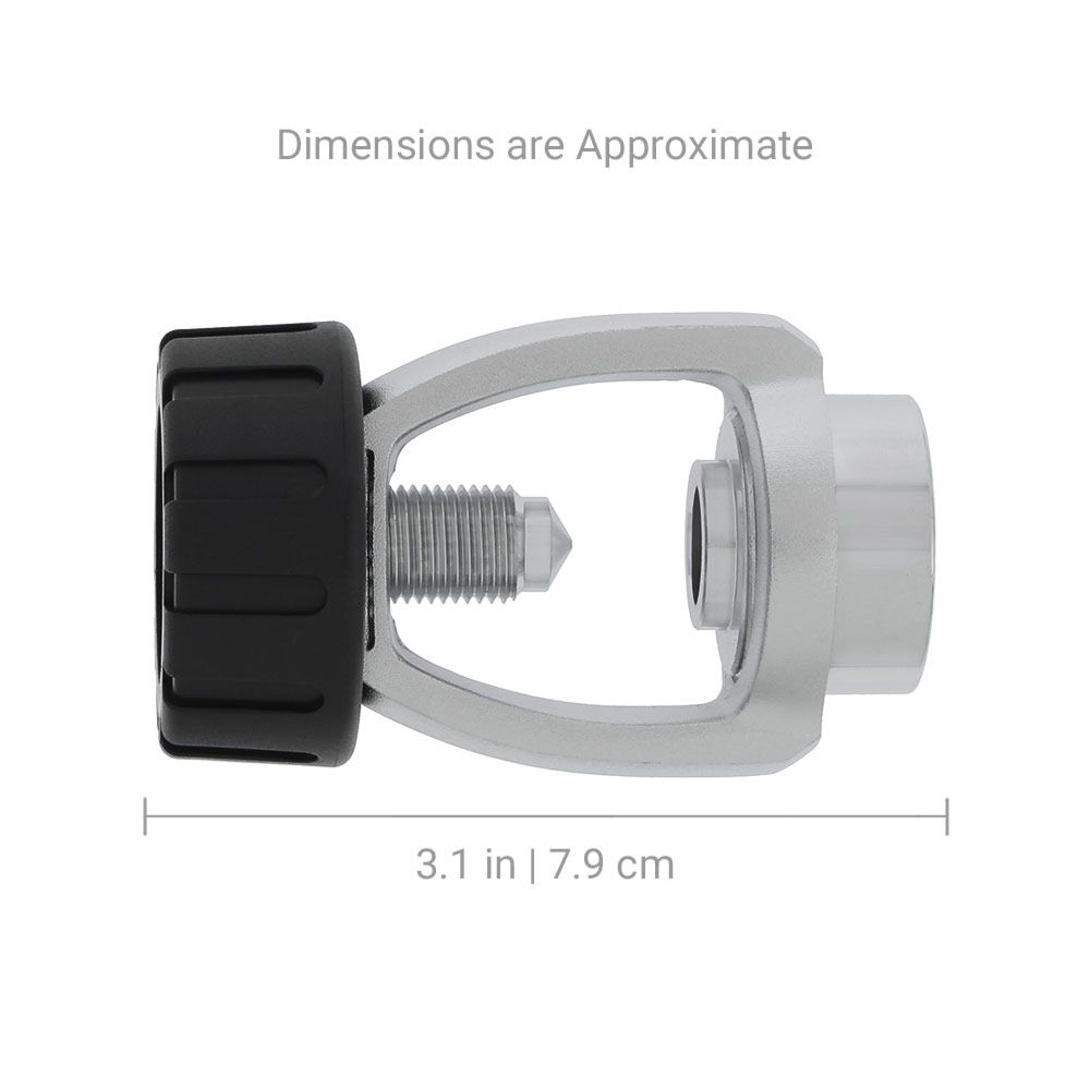 Stainless Steel Scuba Diving Cylinder Adapter, Din G5/8 Male Screw Convert  Din to Yoke Insert Tank Adaptor for Outdoor Water Sport