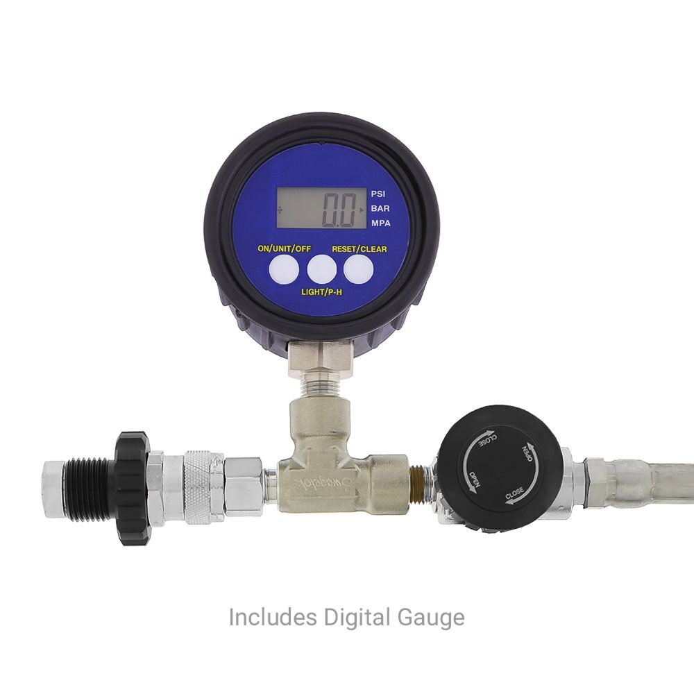 DGX Deluxe Gas Blending and Transfill Kit with Digital Gauge