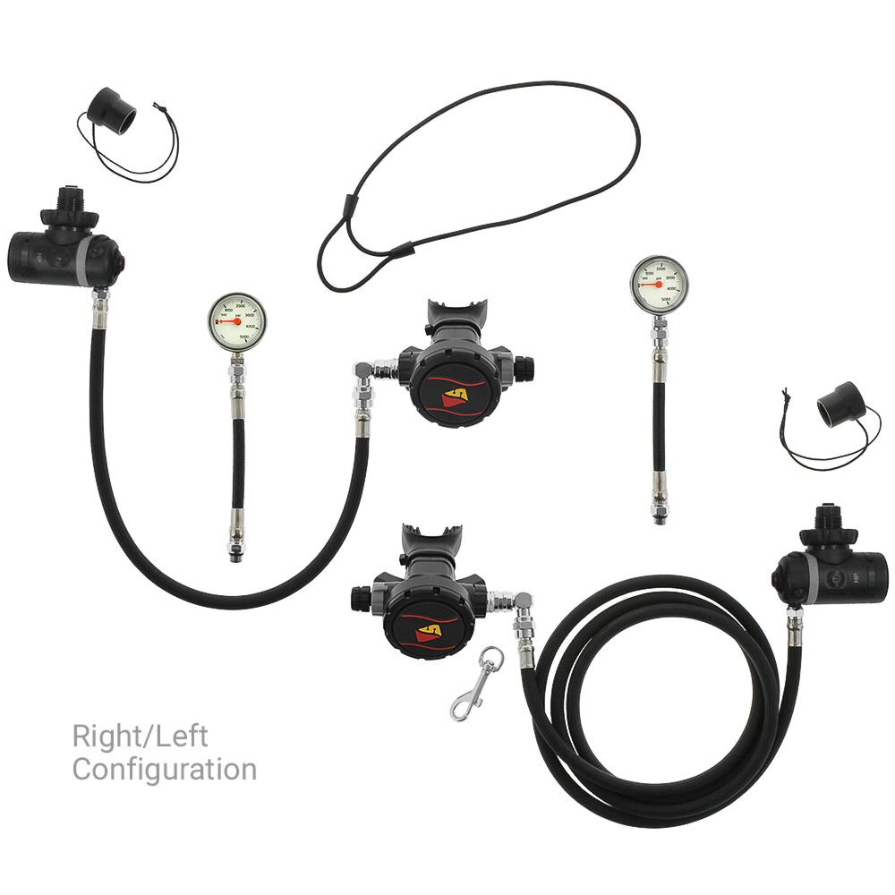 DGX Custom Dive Rite XT Sidemount Reg Package Dive Gear Express®