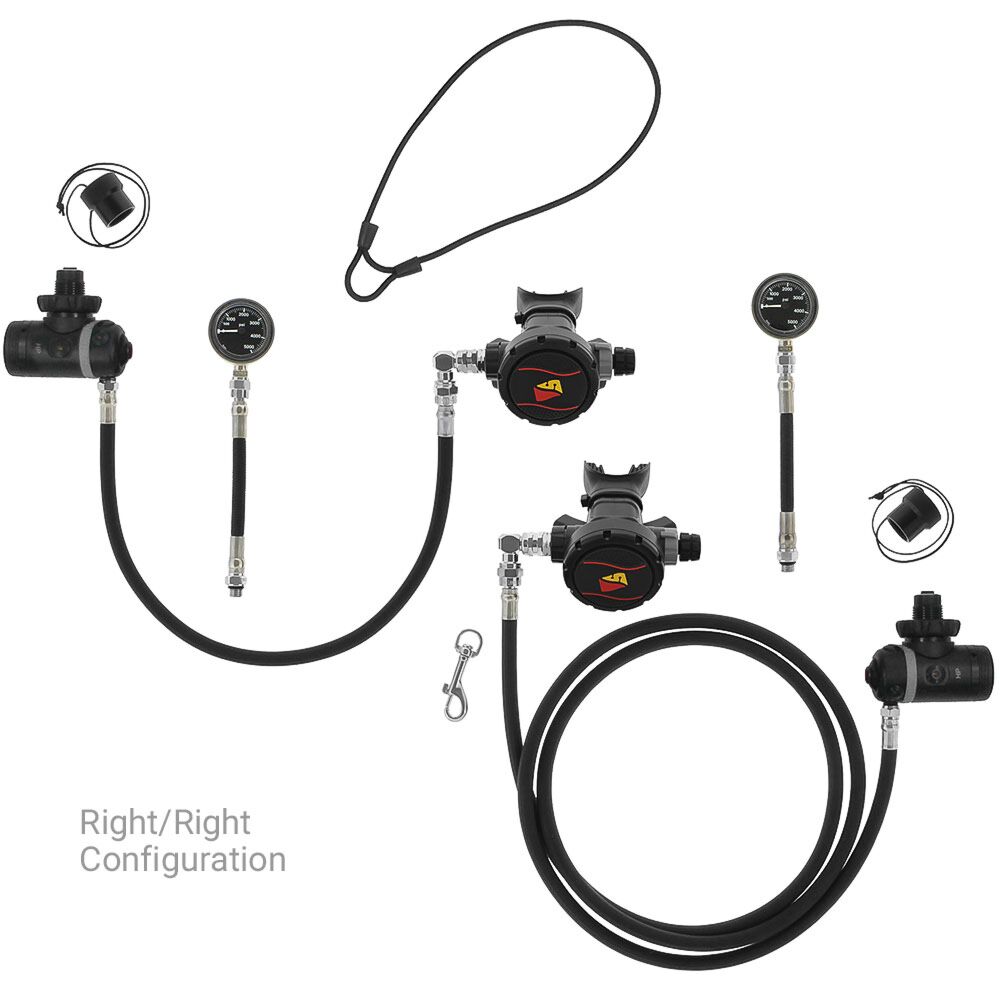 DGX Custom Dive Rite XT Sidemount Reg Package Dive Gear Express®
