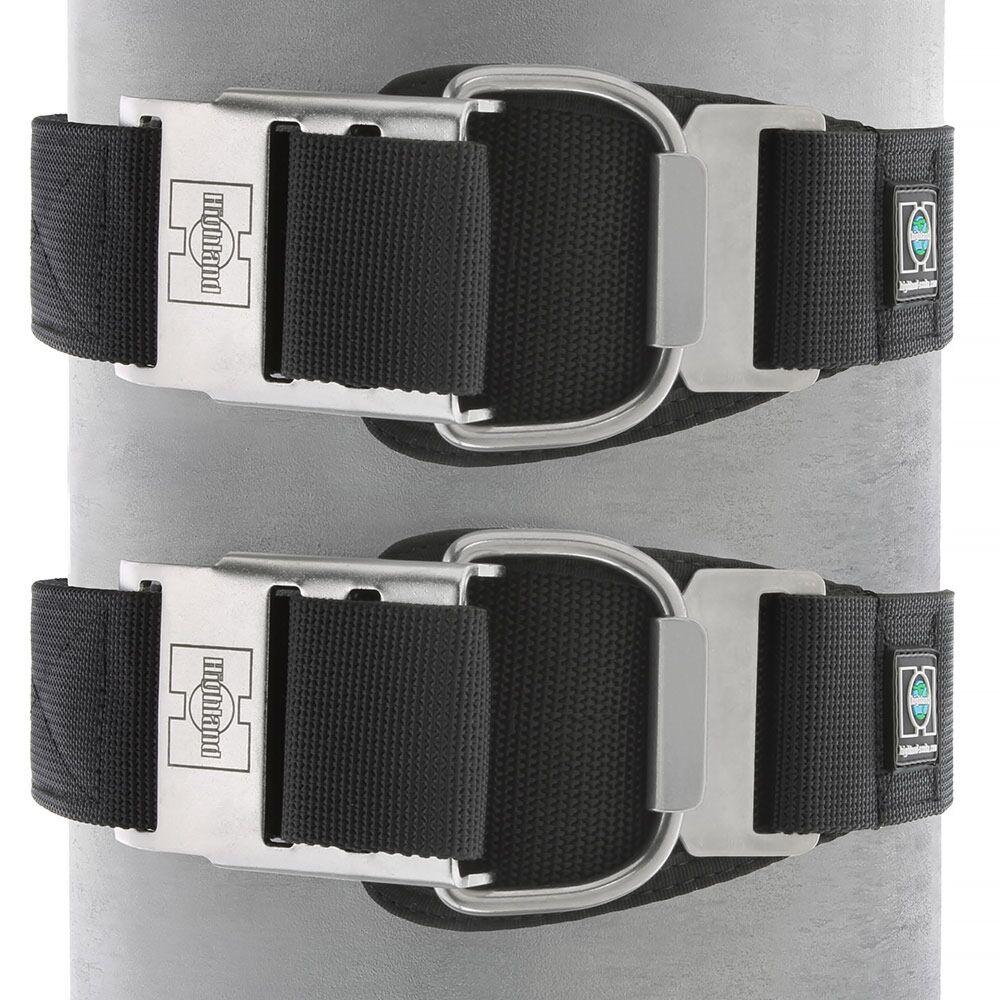 Xs Scuba Tank Bands with Stainless Steel Cam Buckles (Pair)
