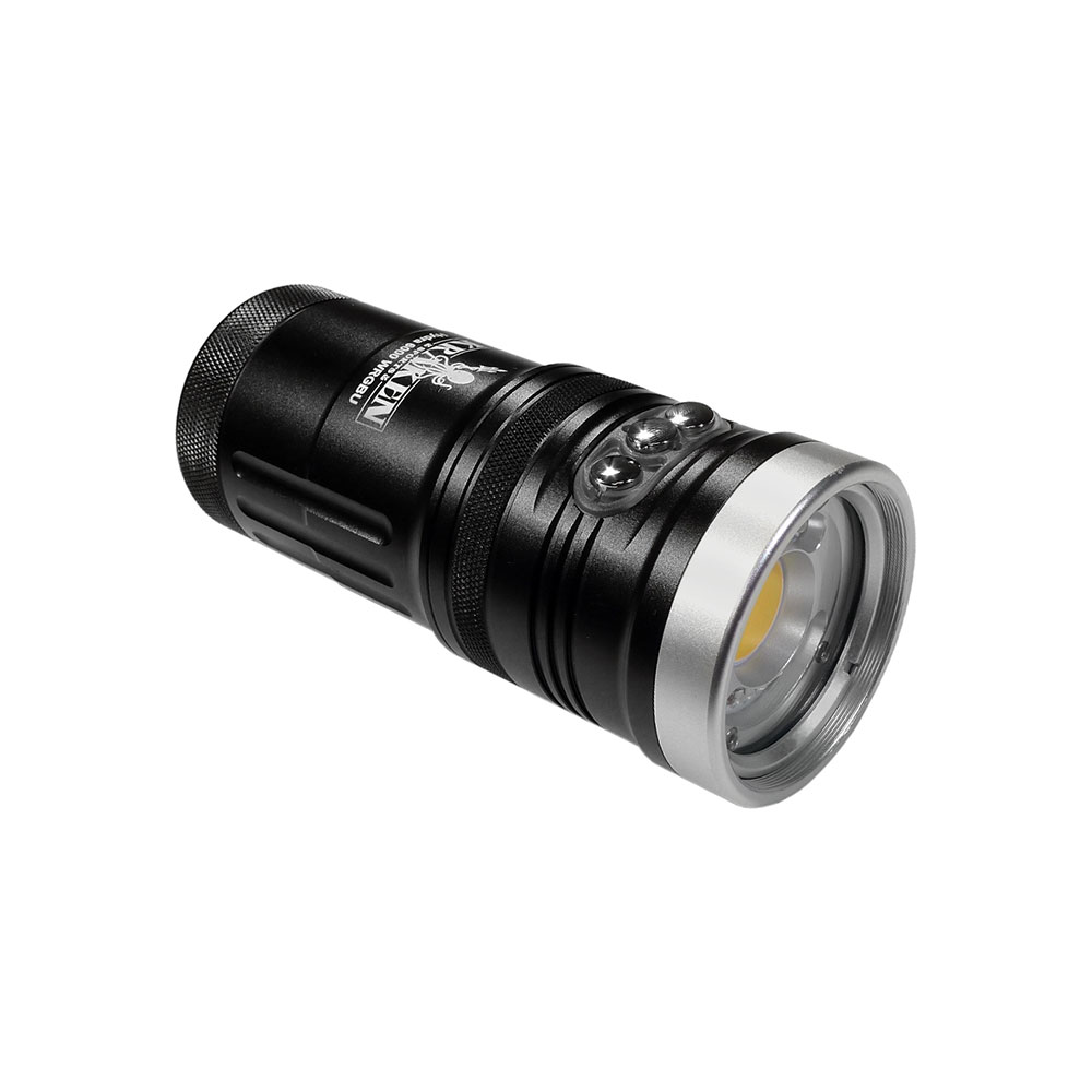 Kraken Hydra 3500S+ ビデオライト ワイドスポット/レッド/UV/ストロボ Kraken Sports Hydra 3500 WRSU Underwater Video Light