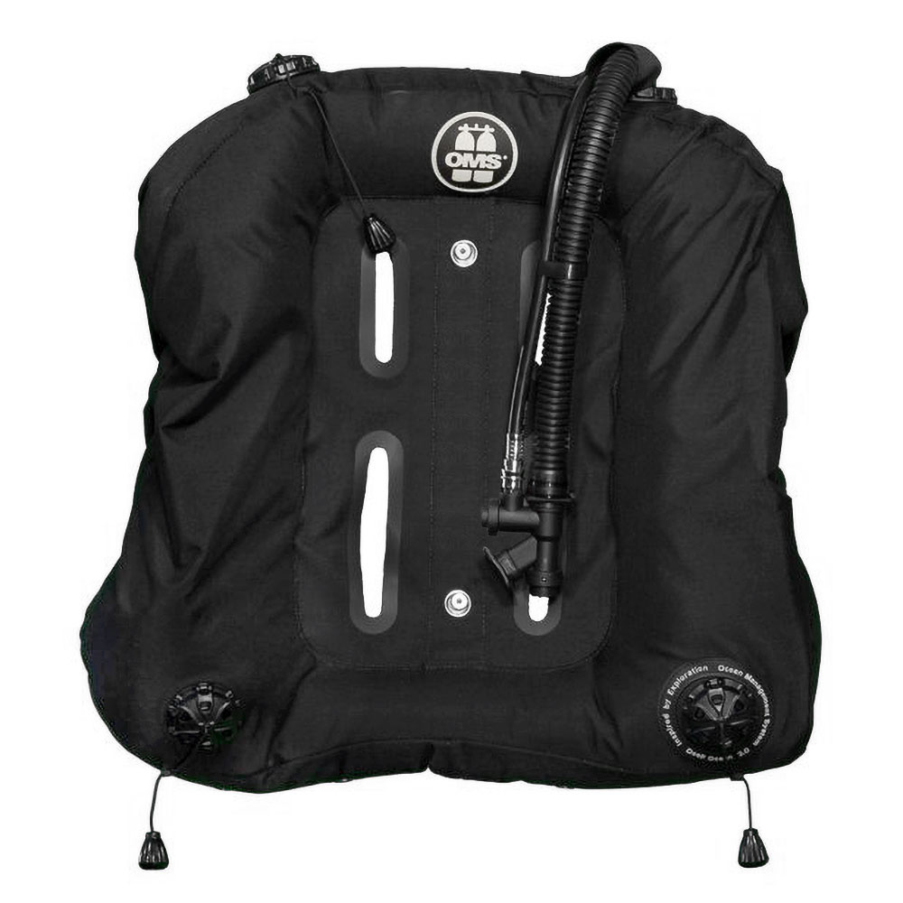 OMS Deep Ocean Wing 45 to 60 lb Lift, Black, V2 Dive Gear Express®