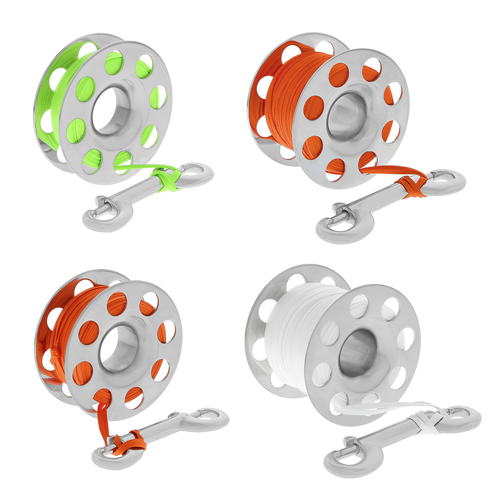DGX Custom - DGX Gears Stainless Steel Finger Spools | Dive Gear Express®