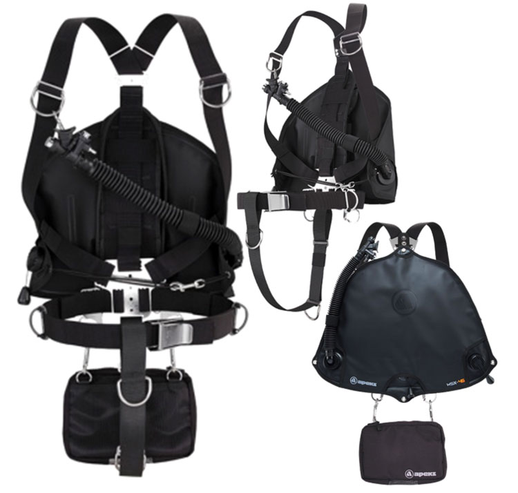 Apeks WSX-45 Sidemount System, Complete | Dive Gear Express®